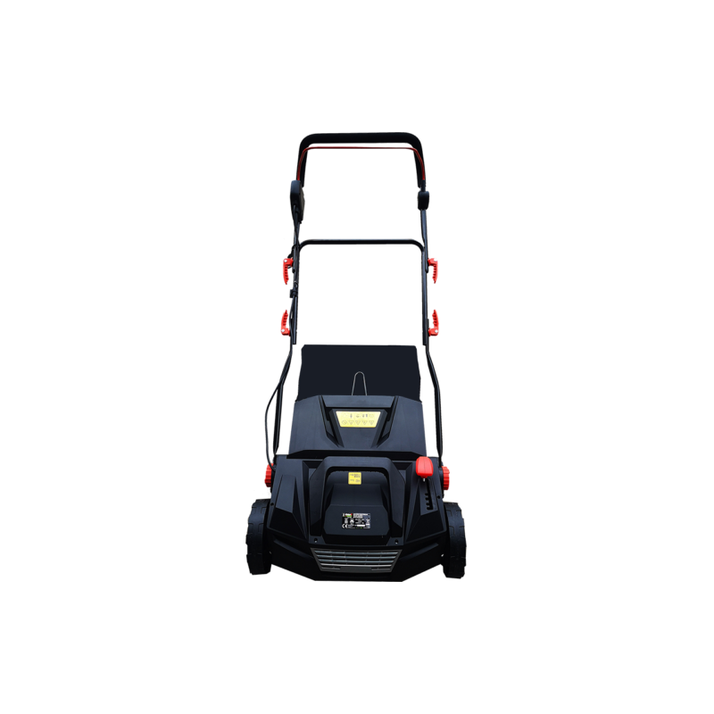 brosseuse electrique gazon synthétique avec sac de récupération de déchet.