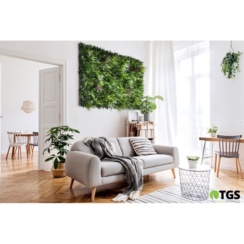 décoration mur végétal lavandou