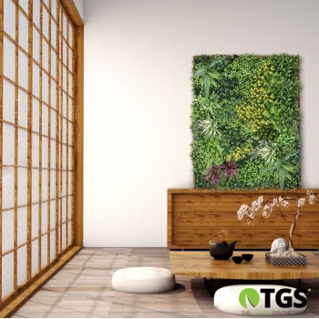 décoration mur végétal artificiel Tendance