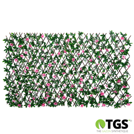 treillis fleuri imitation rosier