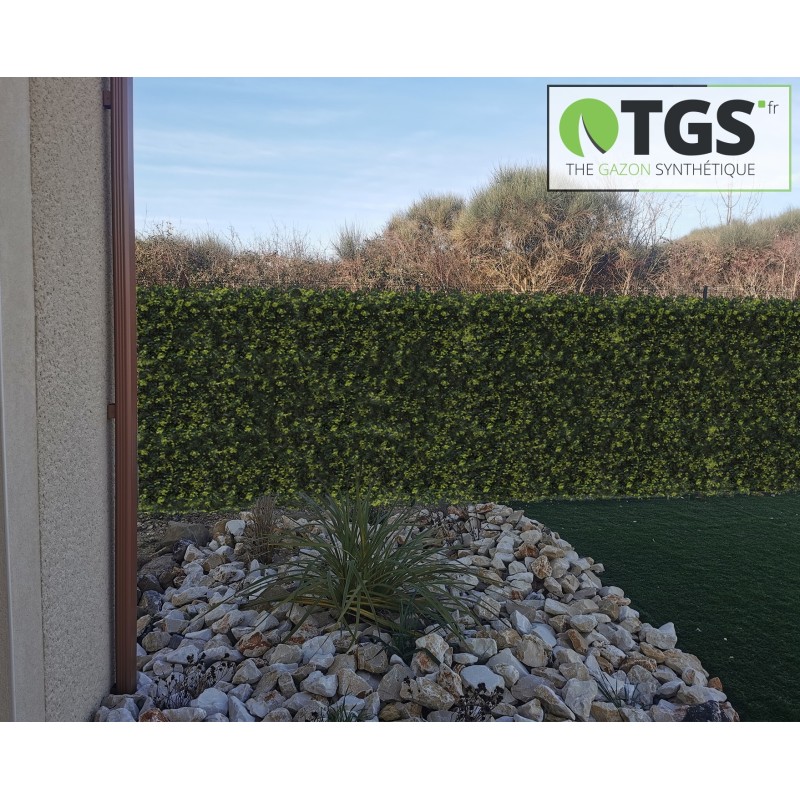 Installation feuillage artificiel imitation buis