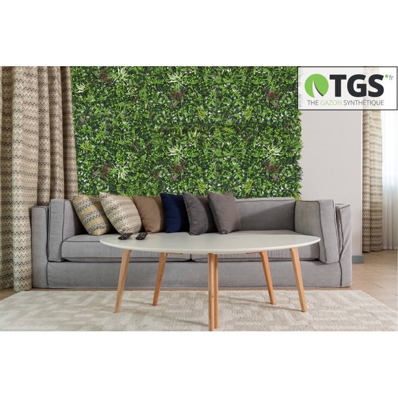 Installation mur végétal artificiel lavandou