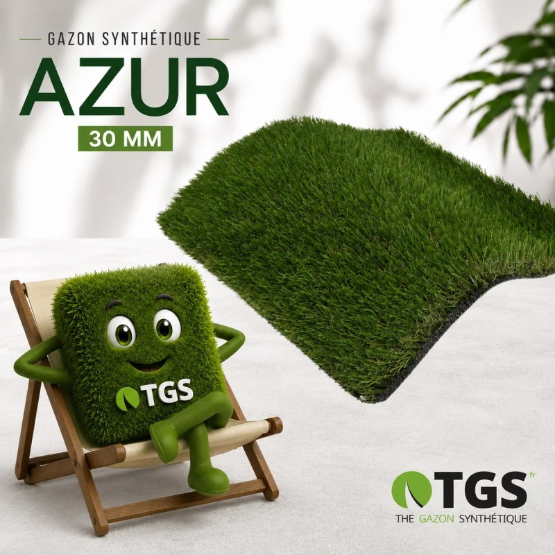 Gazon synthétique Hope 30mm rouleau 2m x 25m | Double backing - TGS