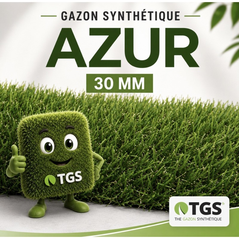 Gazon synthétique Hope 30mm rouleau 2m x 25m | Double backing - TGS