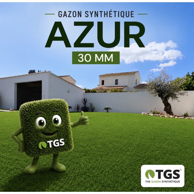 Gazon synthétique Hope 30mm rouleau 2m x 25m | Double backing - TGS