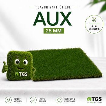 Gazon synthétique Aux 25mm | C-Shape mémoire de forme - TGS