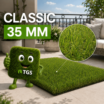 Gazon synthétique Classic 35mm | Meilleur rapport qualité-prix - TGS