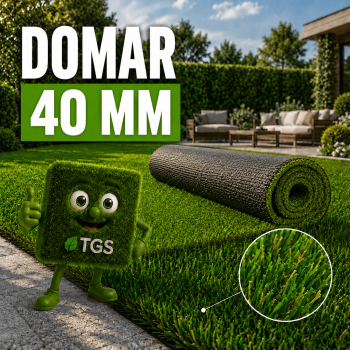 Gazon synthétique Domar 40mm rouleau 2m x 25m | Premium - TGS