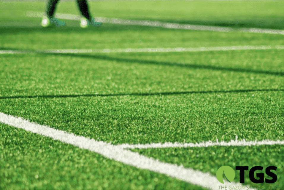 gazon synthétique pour terrain de foot