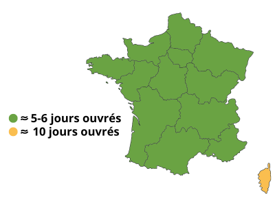 Livraison de gazon synthétique en France et Corse TGS