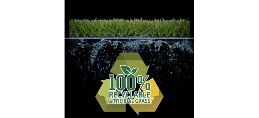 Gazon synthétique 100% recyclable