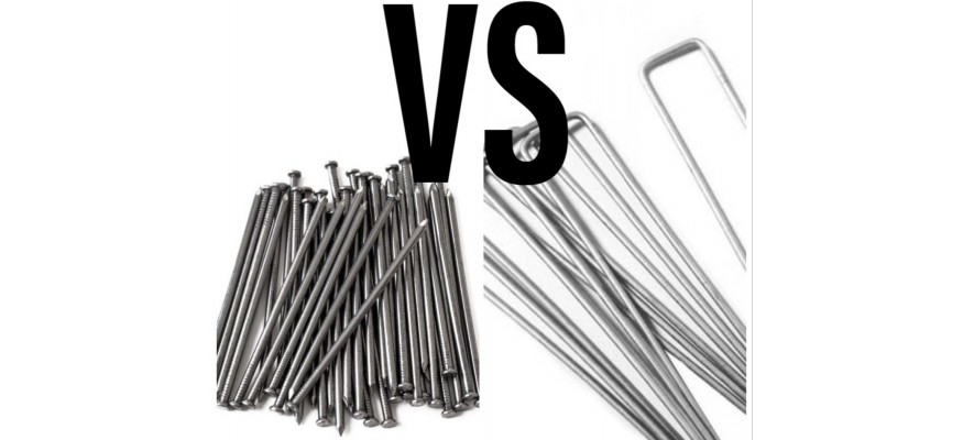 Pourquoi mettre des clous en acier pour la pose de gazon synthétique ?