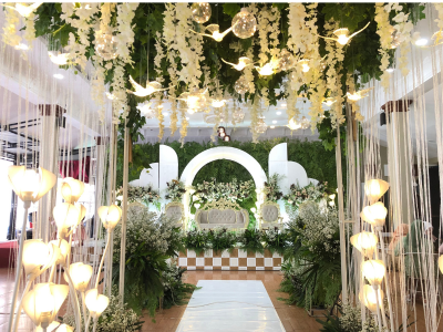 Murs végétaux artificiels pour mariages : Décoration élégante et abordable